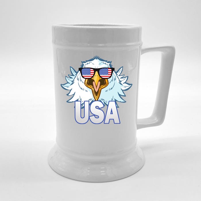 USA Eagle & Shield Front & Back Beer Stein