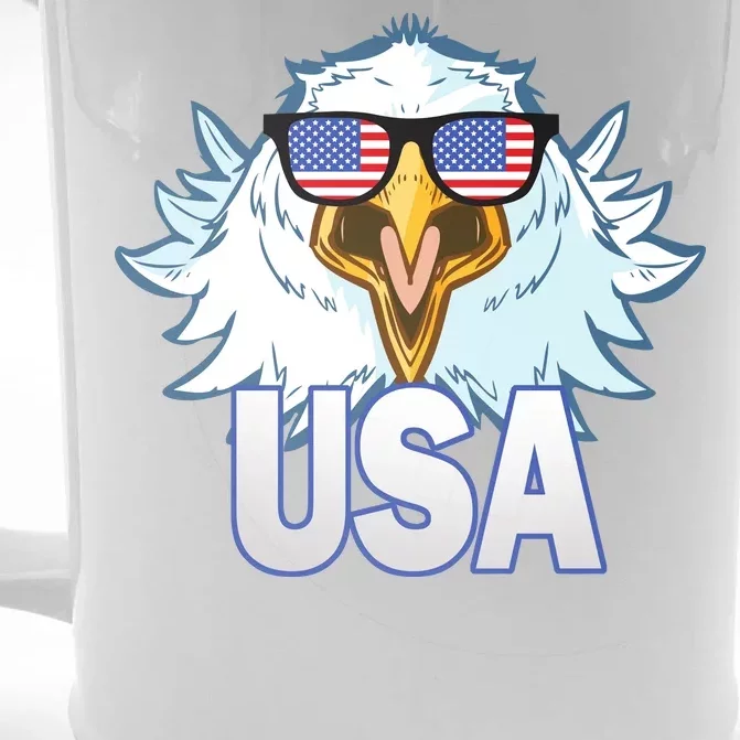 USA Eagle & Shield Front & Back Beer Stein