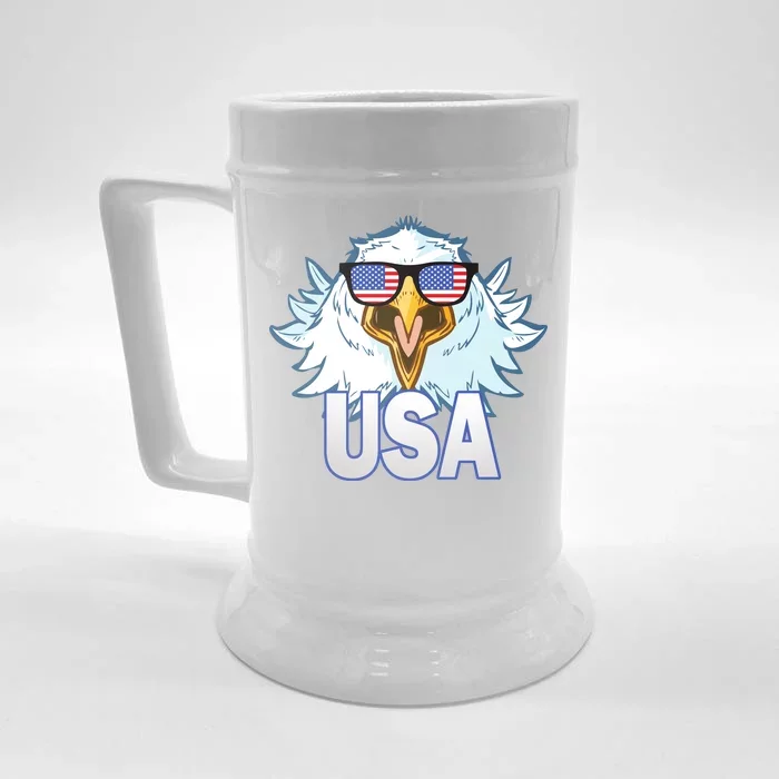 USA Eagle & Shield Front & Back Beer Stein