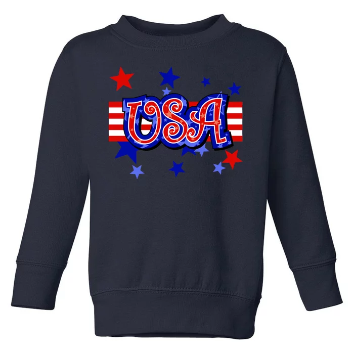 USA Festive Celebration Toddler Sweatshirt