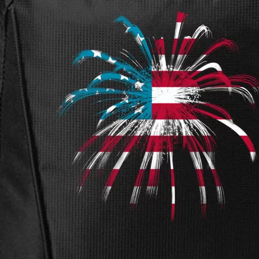 Usa Firework 4th Of July City Backpack