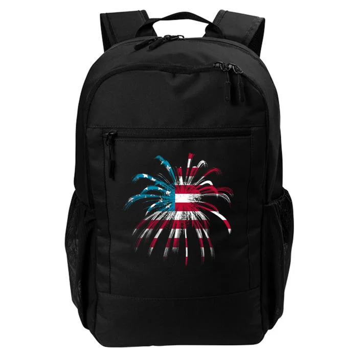 Usa Firework 4th Of July Daily Commute Backpack