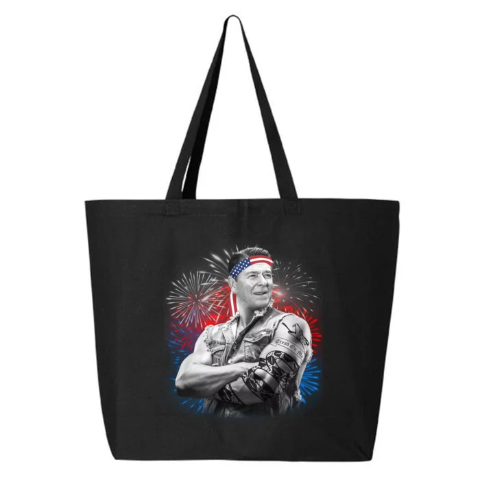 USA Fireworks Patriotic Ronald Reagan 25L Jumbo Tote