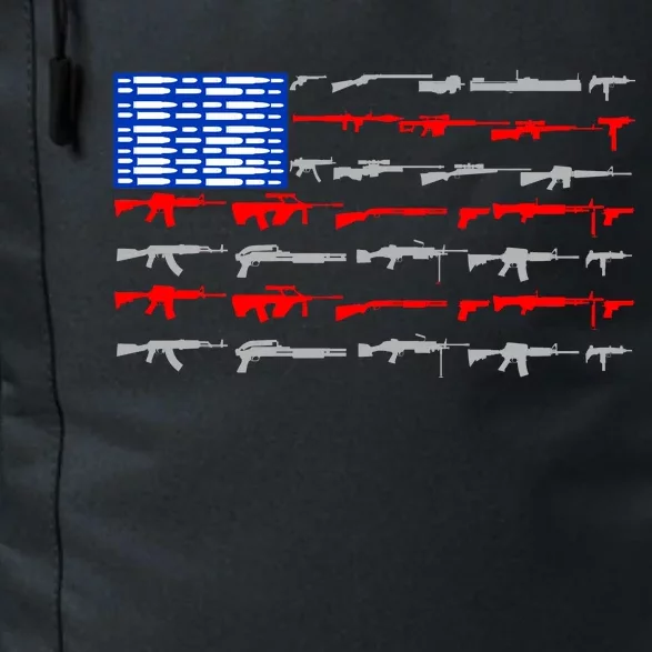 USA Flag: 2nd Amendment Gun Flag Rights Daily Commute Backpack