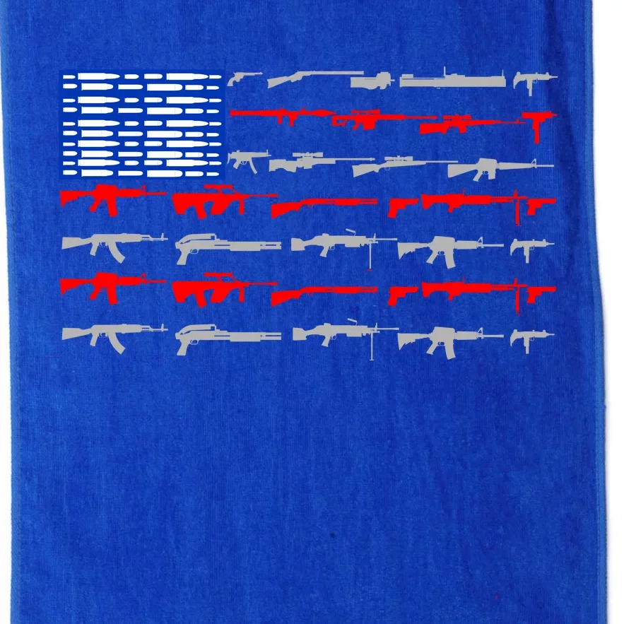 USA Flag: 2nd Amendment Gun Flag Rights Platinum Collection Golf Towel