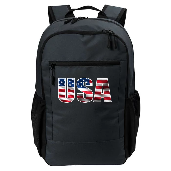 USA Flag Team Logo Daily Commute Backpack