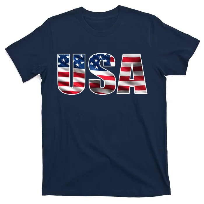 USA Flag Team Logo T-Shirt