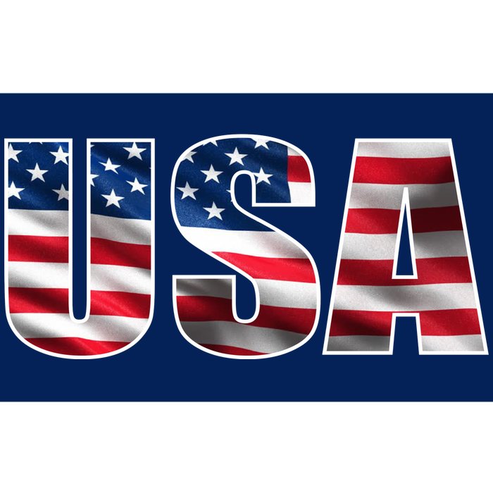 USA Flag Team Logo Bumper Sticker