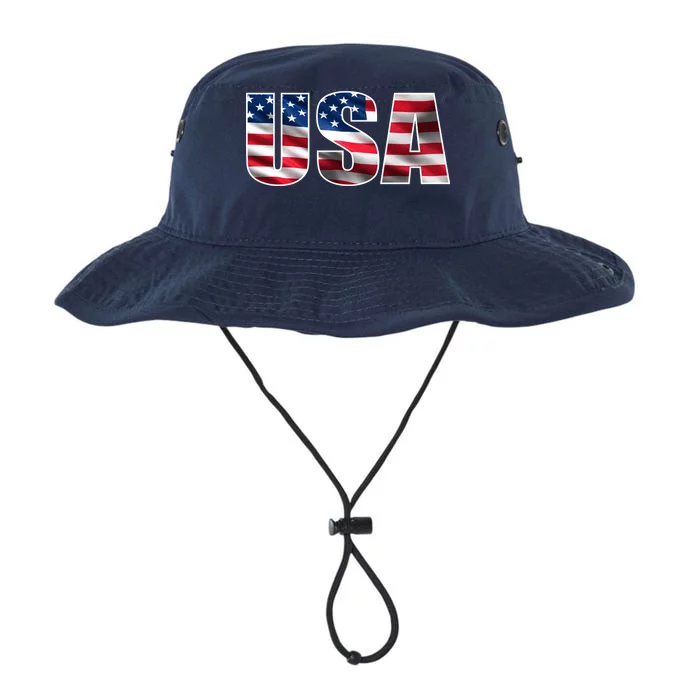 USA Flag Team Logo Legacy Cool Fit Booney Bucket Hat