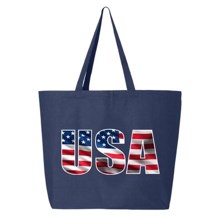 USA Flag Team Logo 25L Jumbo Tote