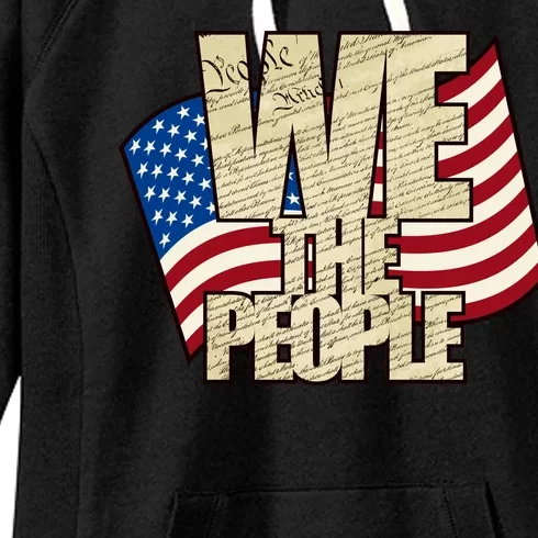 USA Flag: We The People Women's Fleece Hoodie