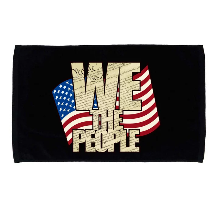 USA Flag: We The People Microfiber Hand Towel