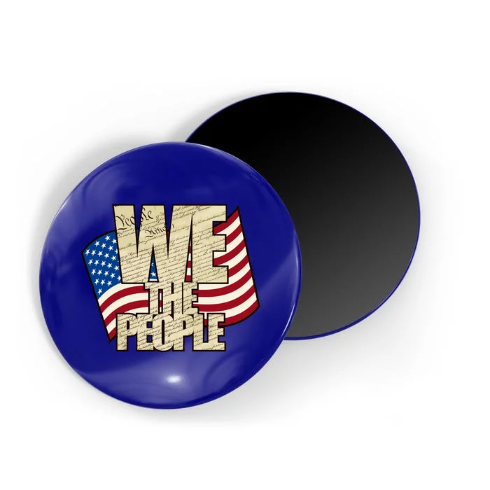 USA Flag: We The People Magnet