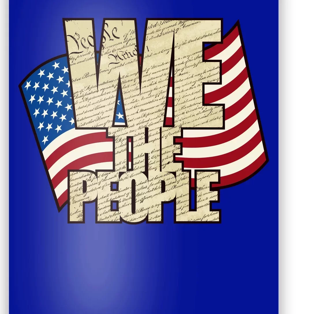 USA Flag: We The People Poster