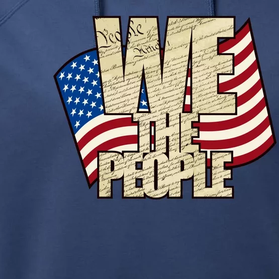 USA Flag: We The People Performance Fleece Hoodie