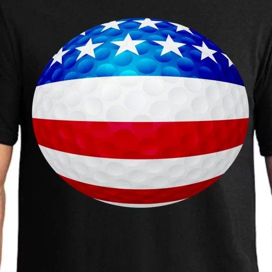 USA Golf Flag GolfBall Pajama Set