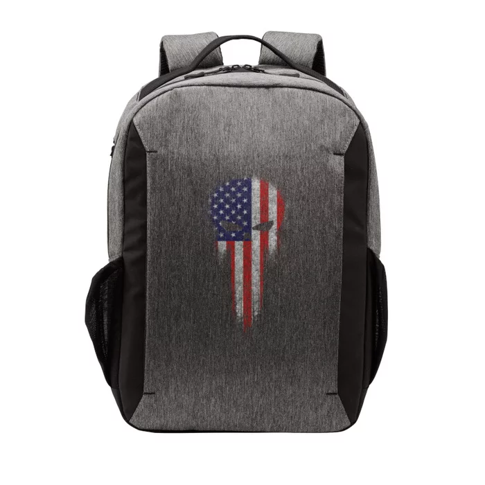 USA Grunge Skull Vector Backpack