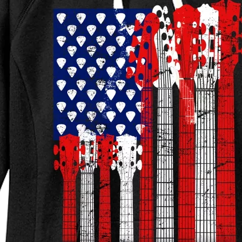 USA Guitar Women's Fleece Hoodie