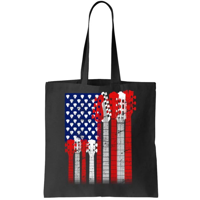 USA Guitar Tote Bag