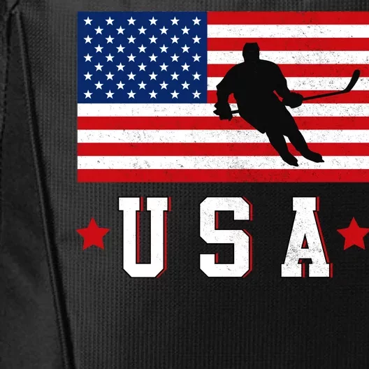 USA Hockey Winter Sports Games City Backpack