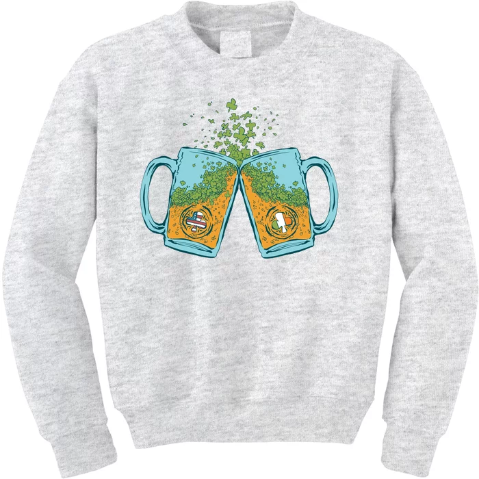 USA Irish Beer Kids Sweatshirt