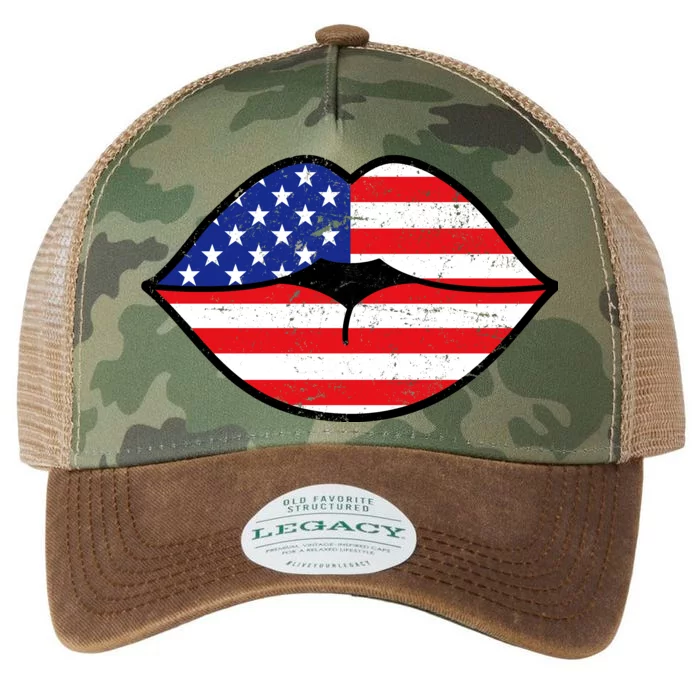 USA Lips Legacy Tie Dye Trucker Hat