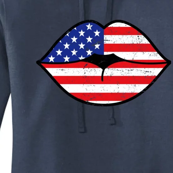 USA Lips Women's Pullover Hoodie