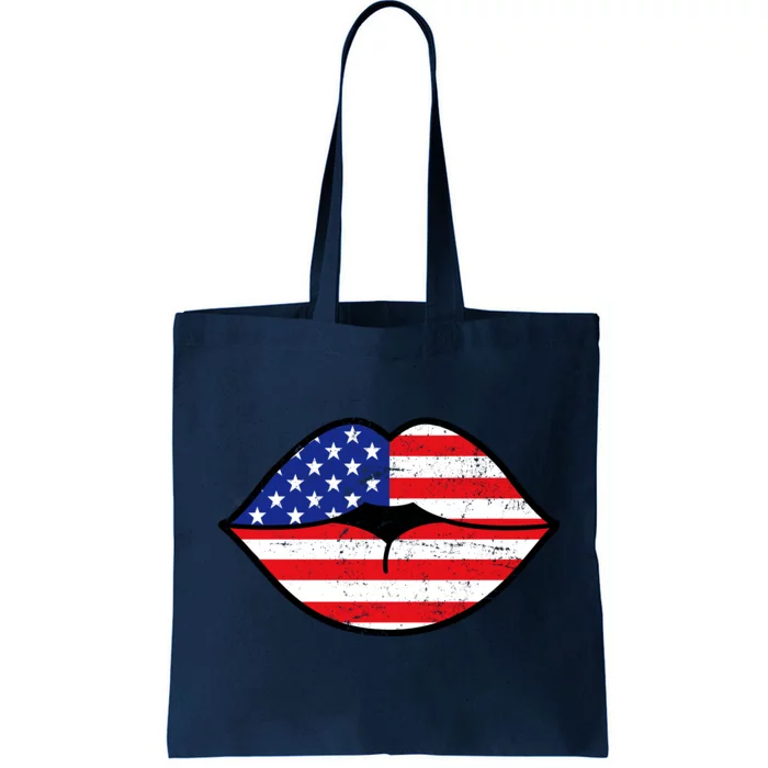 USA Lips Tote Bag