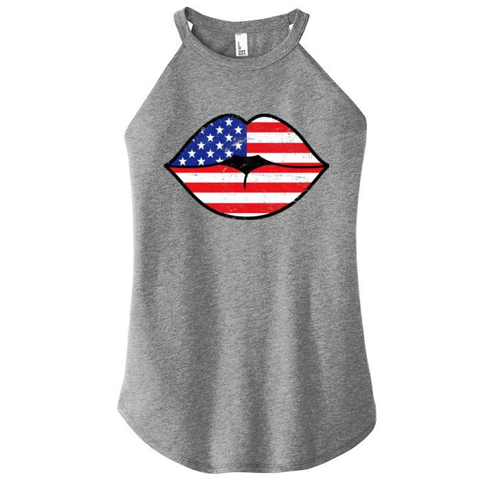 USA Lips Women’s Perfect Tri Rocker Tank