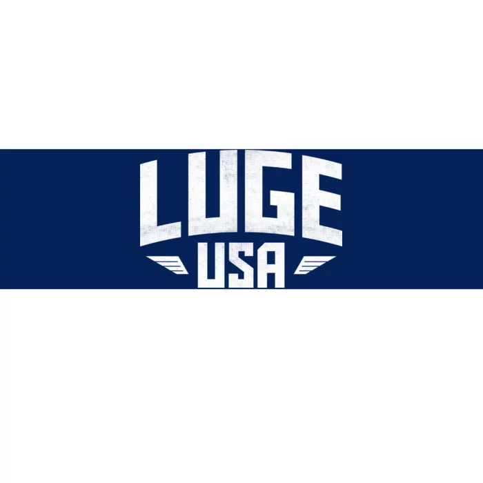 USA Luge Team Bumper Sticker