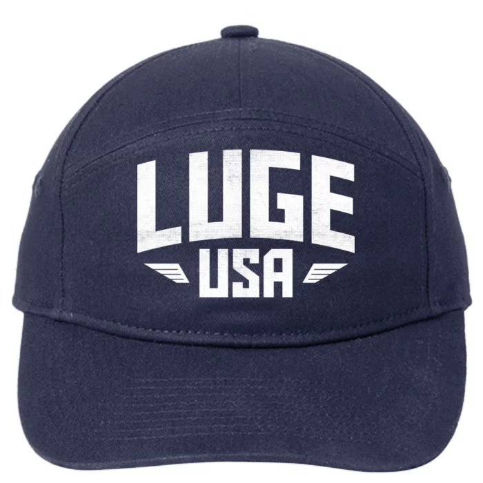 USA Luge Team 7-Panel Snapback Hat