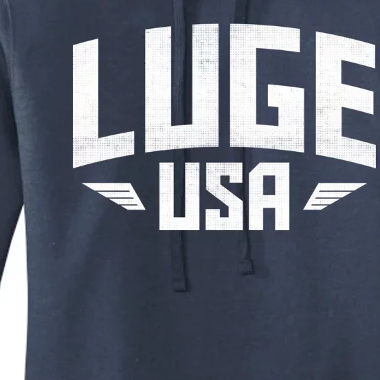 USA Luge Team Women's Pullover Hoodie