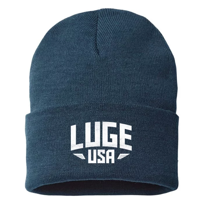 USA Luge Team Sustainable Knit Beanie