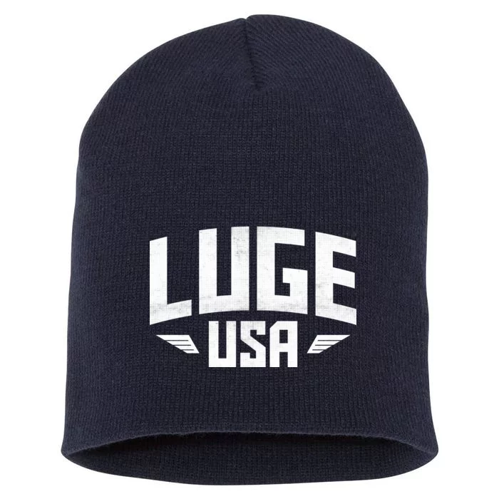 USA Luge Team Short Acrylic Beanie