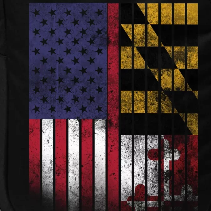 USA Maryland Flag Impact Tech Backpack