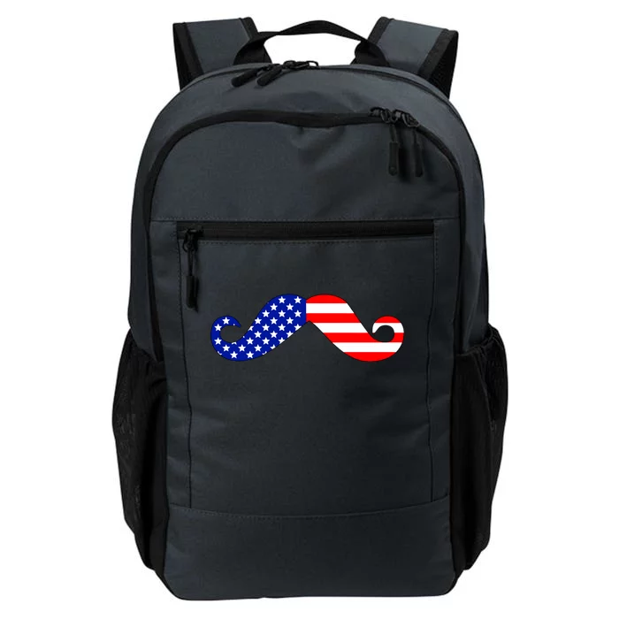 USA Mustache American Stache Daily Commute Backpack