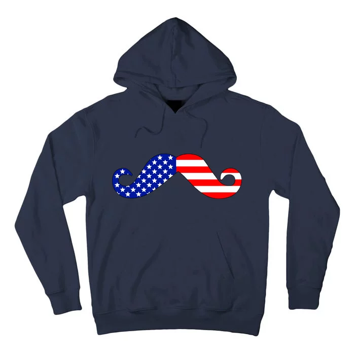 USA Mustache American Stache Tall Hoodie