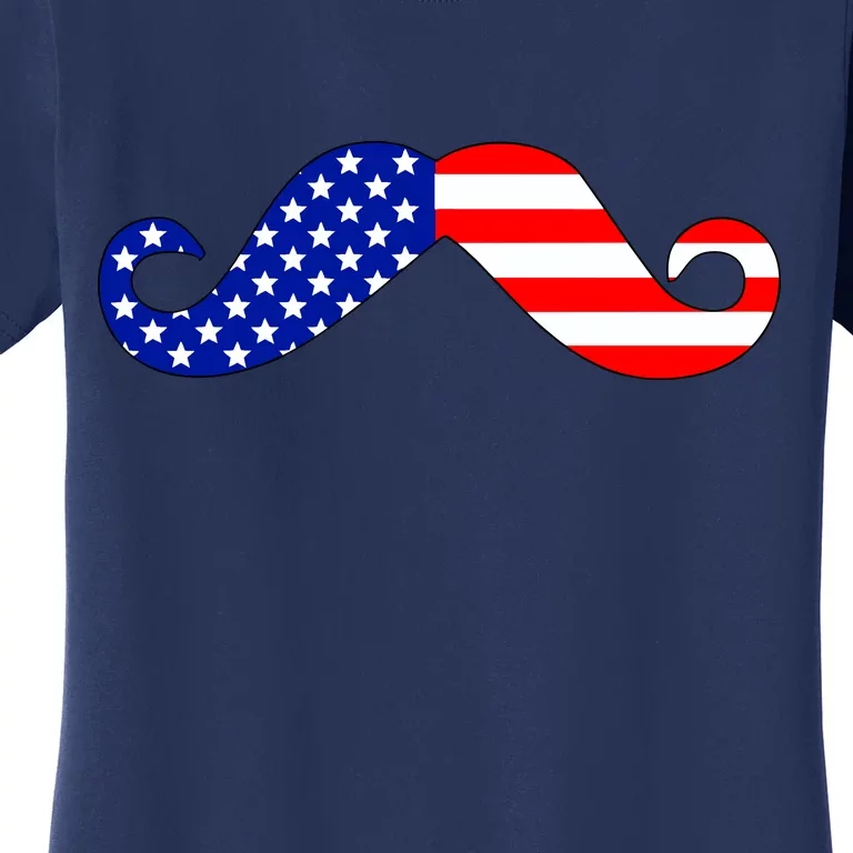 USA Mustache American Stache Women's T-Shirt