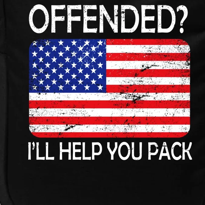 USA Offended I'll Help You Pack Impact Tech Backpack