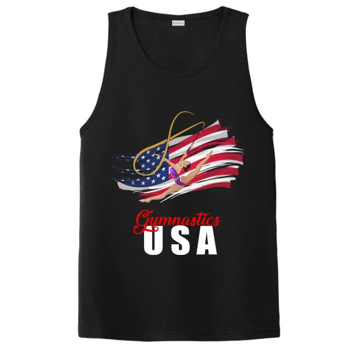 USA Olympics Gymnastics Team Performance Tank