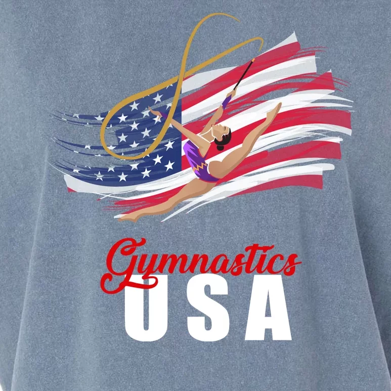 USA Olympics Gymnastics Team Garment-Dyed Women's Muscle Tee