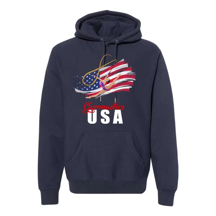 USA Olympics Gymnastics Team Premium Hoodie