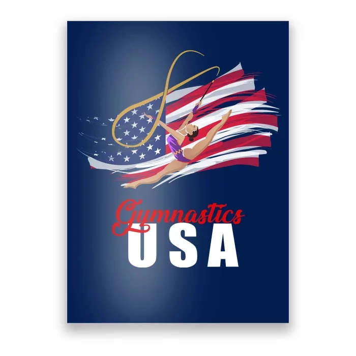 USA Olympics Gymnastics Team Poster