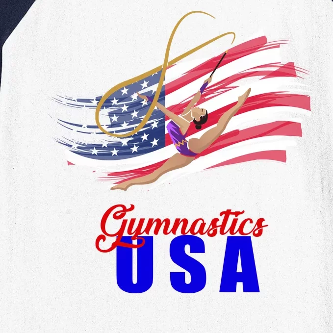 USA Olympics Gymnastics Team Baseball Sleeve Shirt