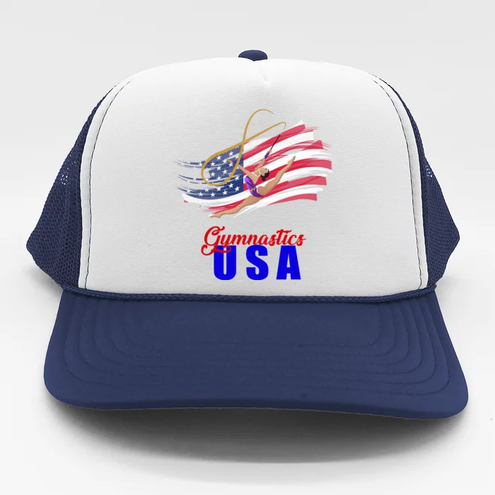 USA Olympics Gymnastics Team Trucker Hat