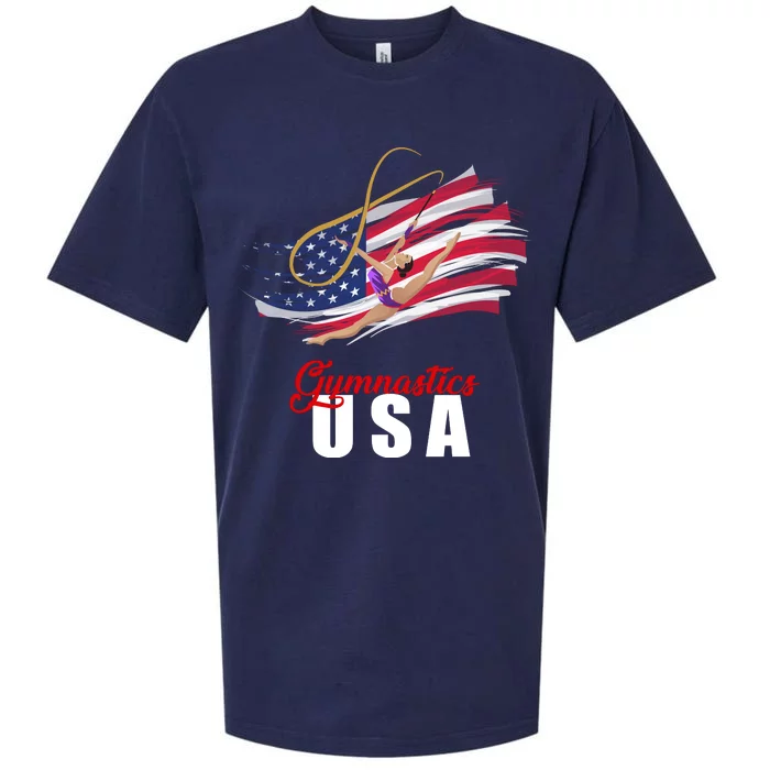 USA Olympics Gymnastics Team Sueded Cloud Jersey T-Shirt