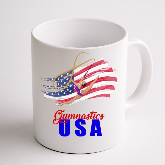 USA Olympics Gymnastics Team Front & Back Coffee Mug