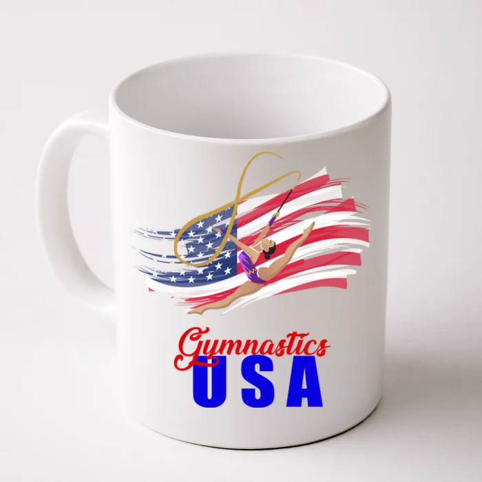 USA Olympics Gymnastics Team Front & Back Coffee Mug