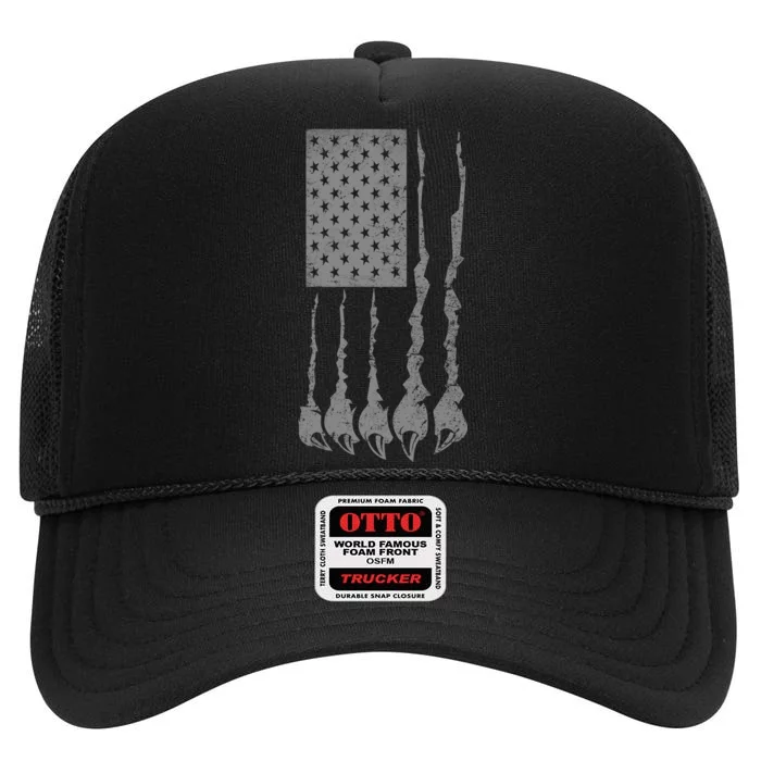 USA Panther Claw High Crown Mesh Trucker Hat