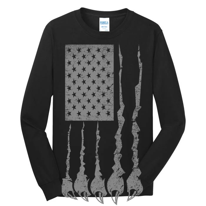 USA Panther Claw Tall Long Sleeve T-Shirt